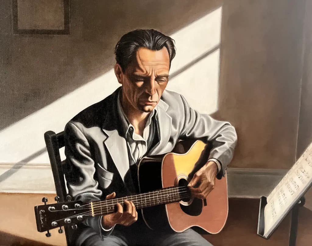 Guitarist in Sunlight