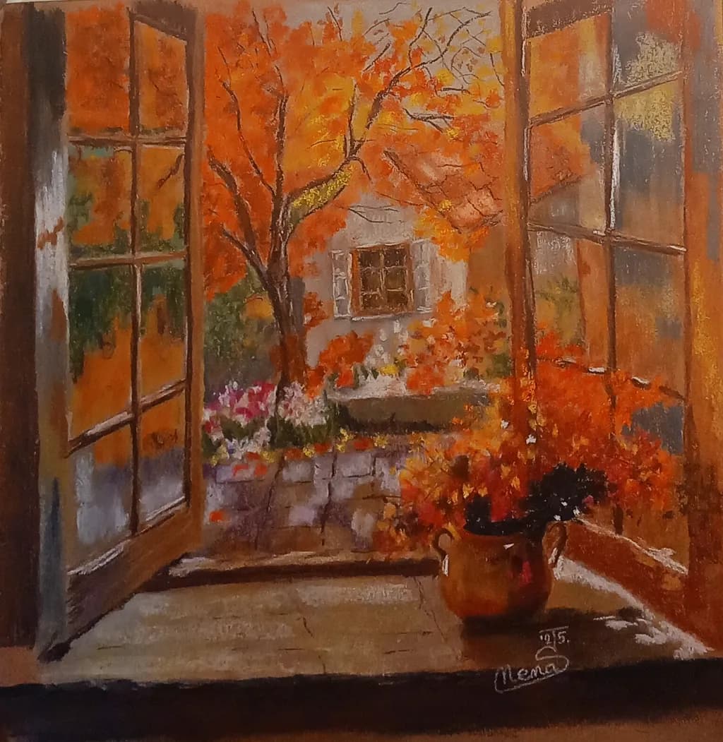 Autumn Courtyard