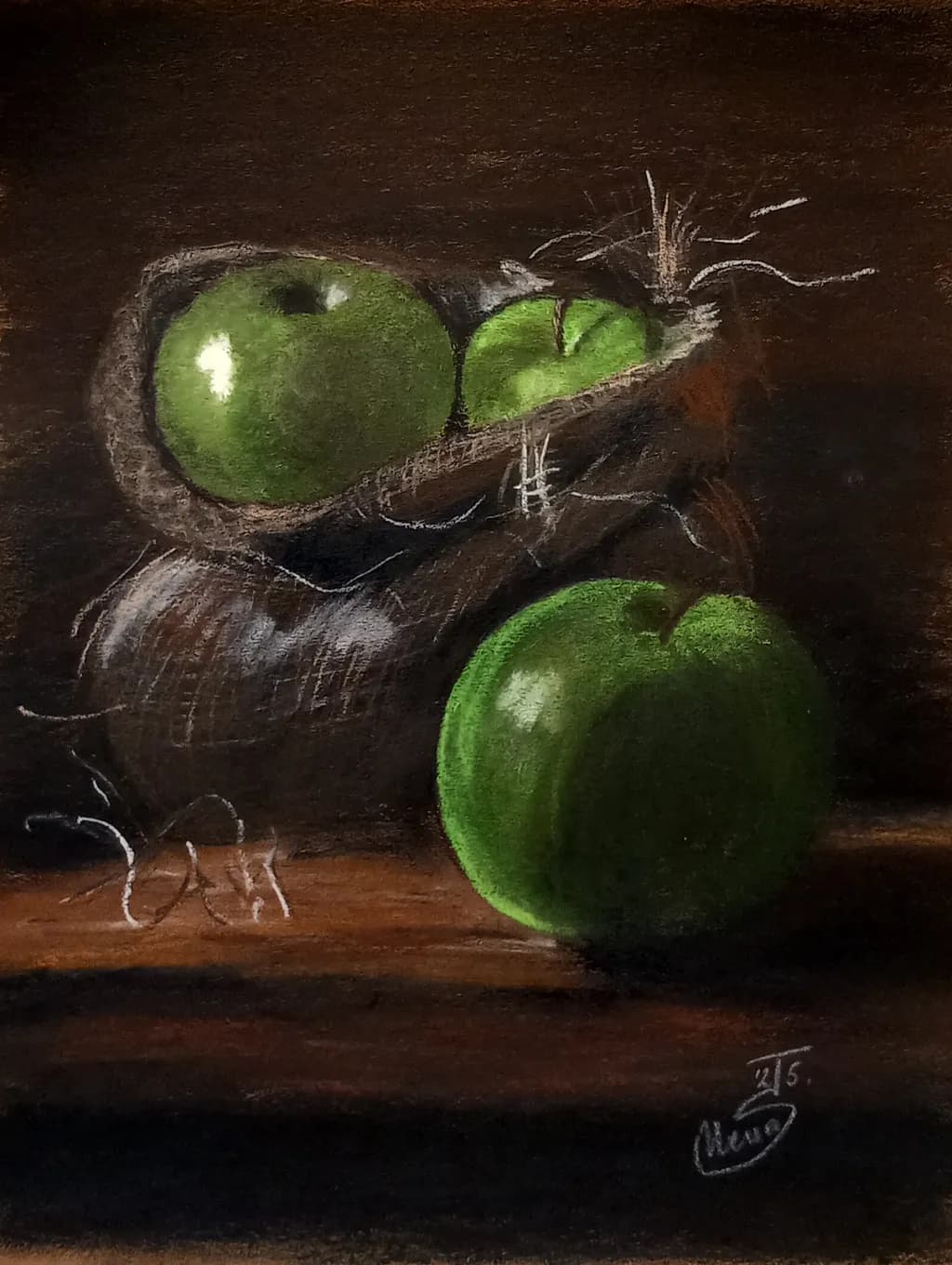 Green Apple Still Life