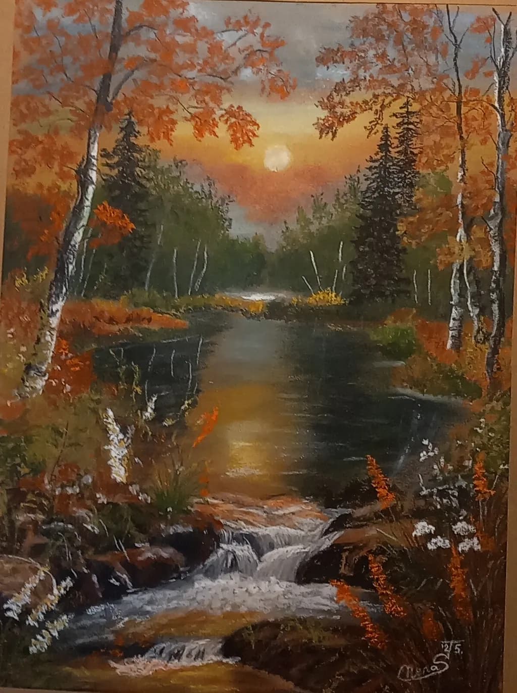 Autumn Forest Cascade