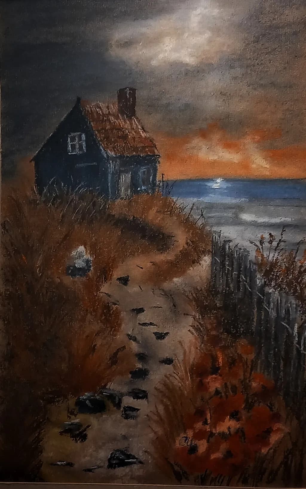 Cottage by the Evening Tide