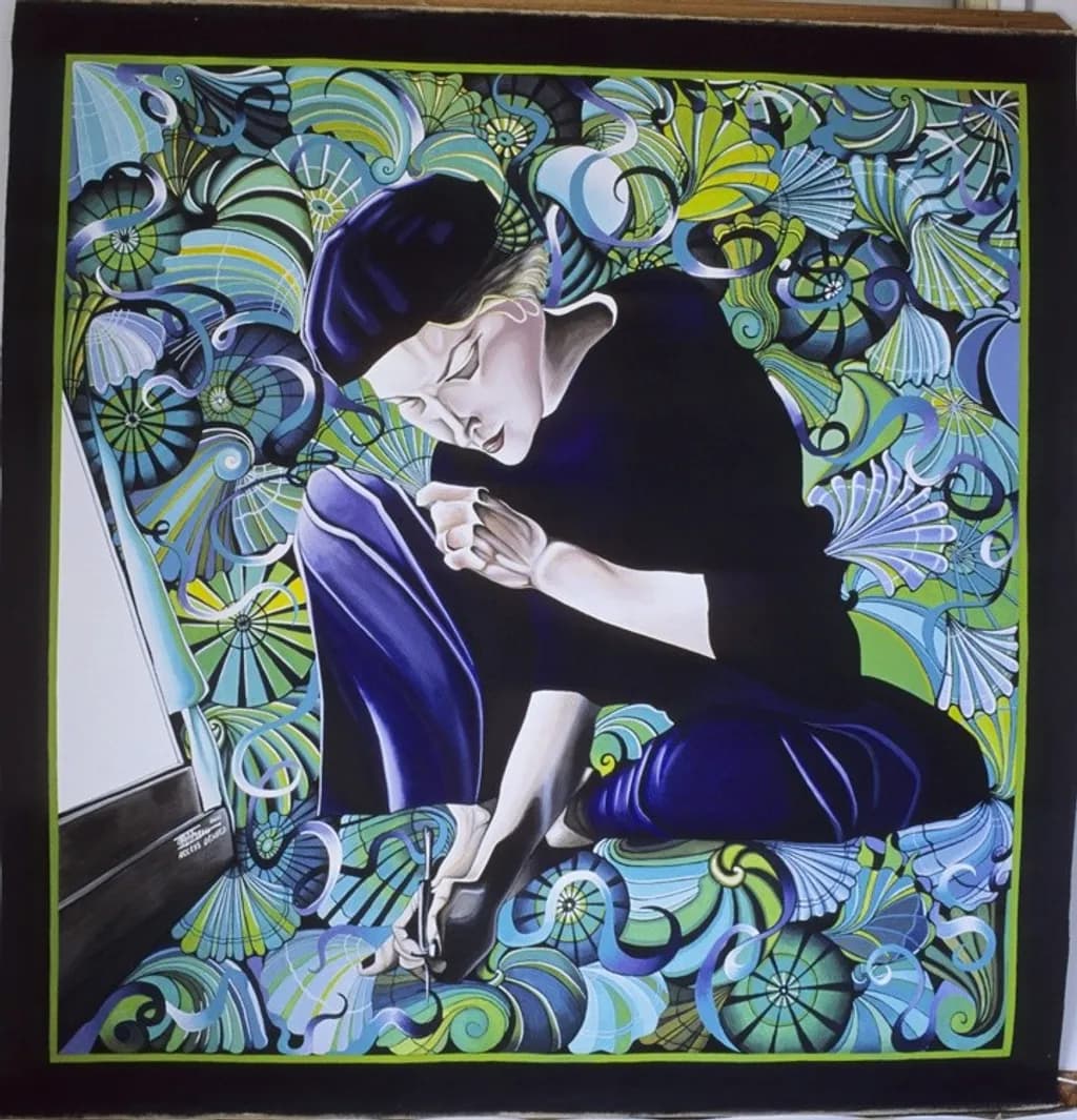 Access denied/Sharon Stone Louis Vuitton's portrait.