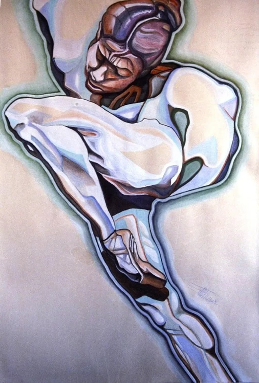 Beautiful Dancer in movement