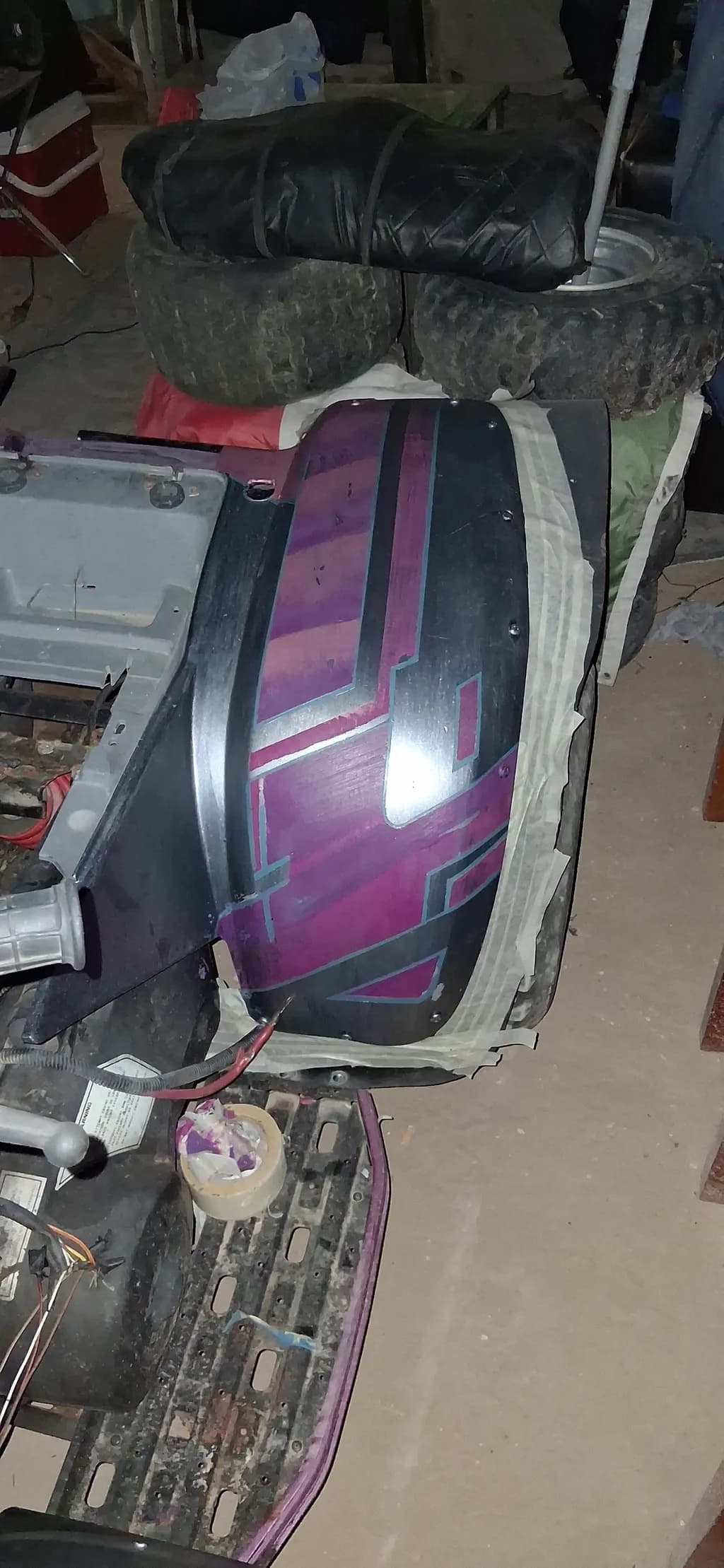 Worn Purple Machine