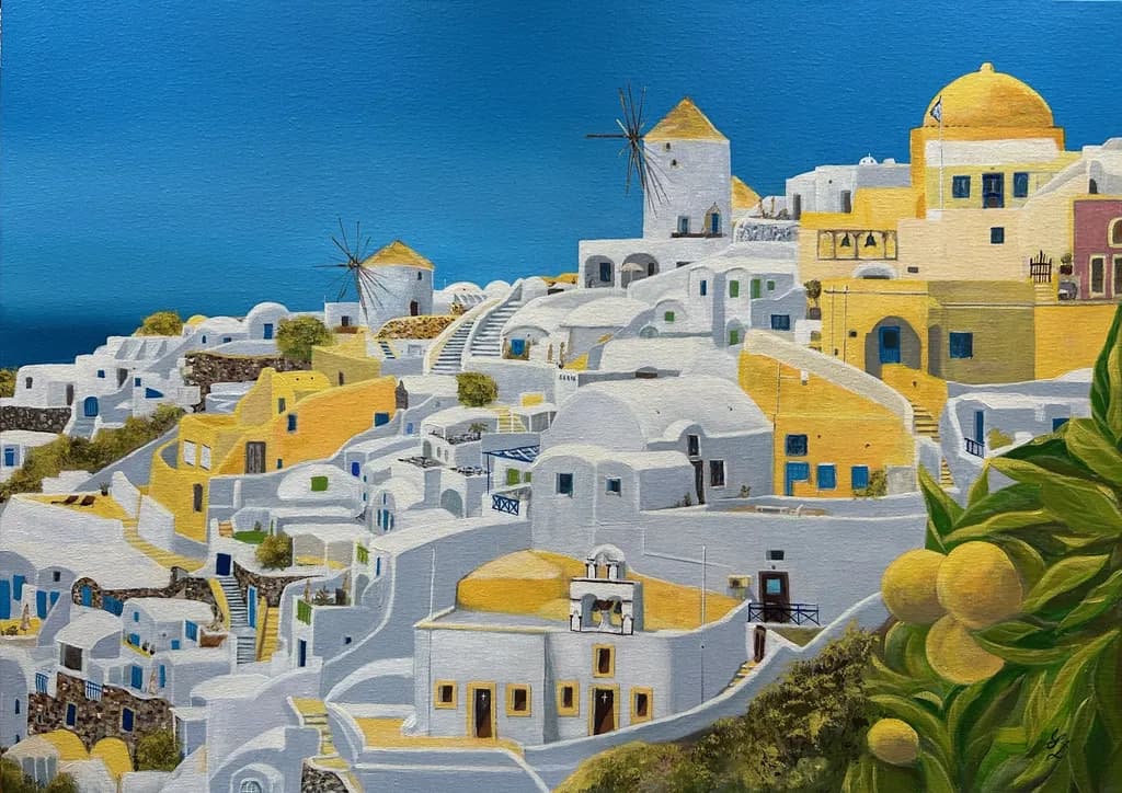 Santorini Villagescape