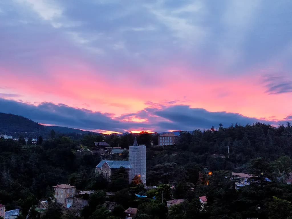 Hillside Sunset