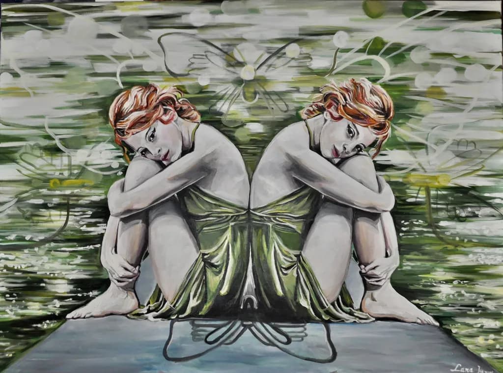 Twin Figures in Bloom