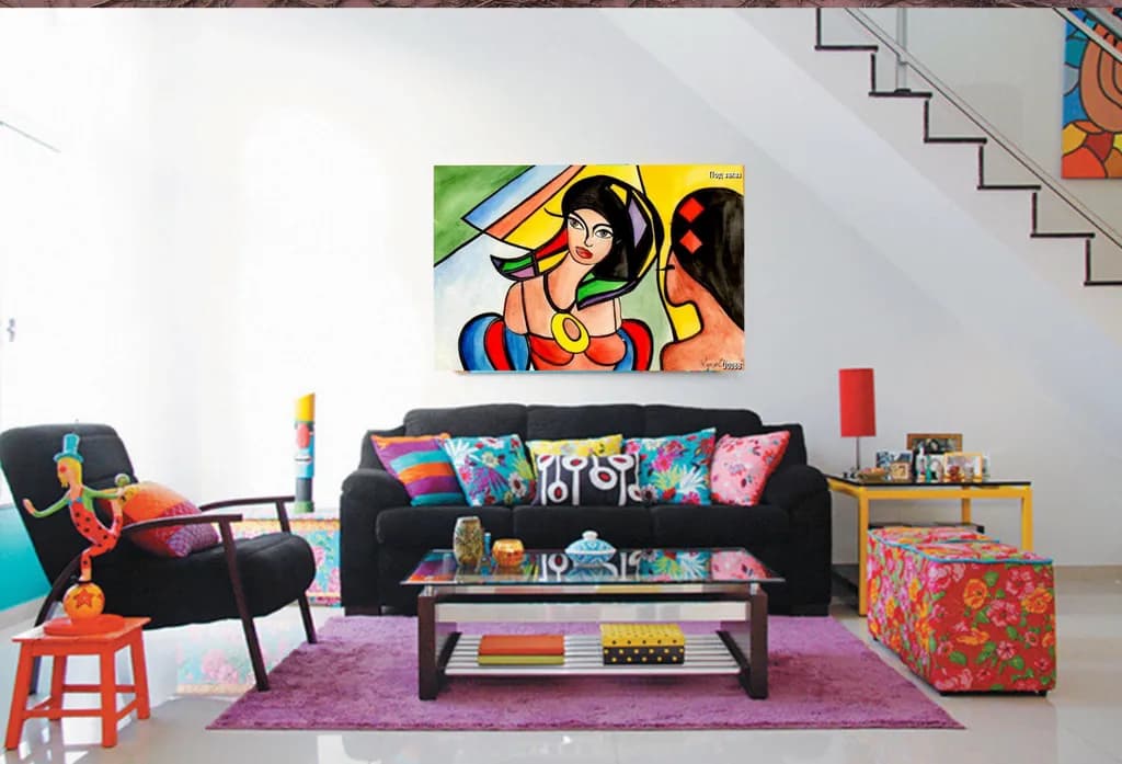 Colorful Woman Portrait
