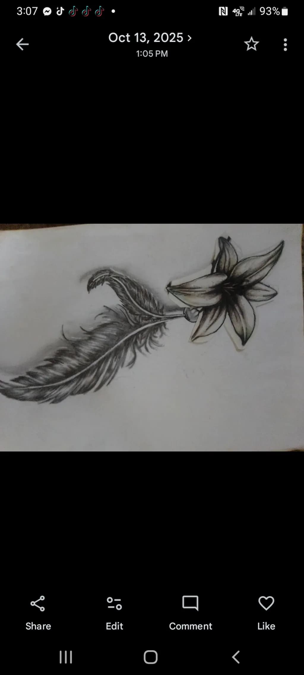 Feather and Flower