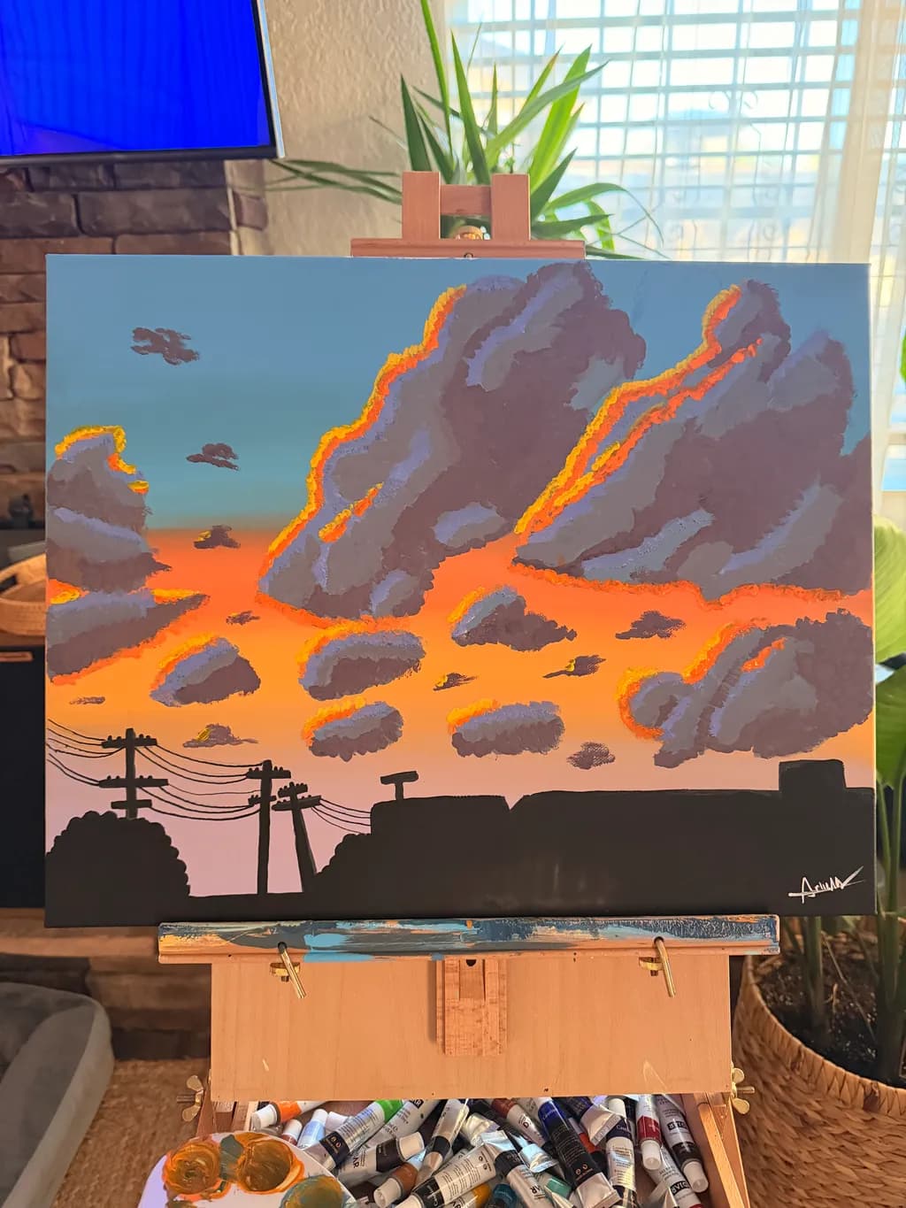 Molten Mountain Sunset