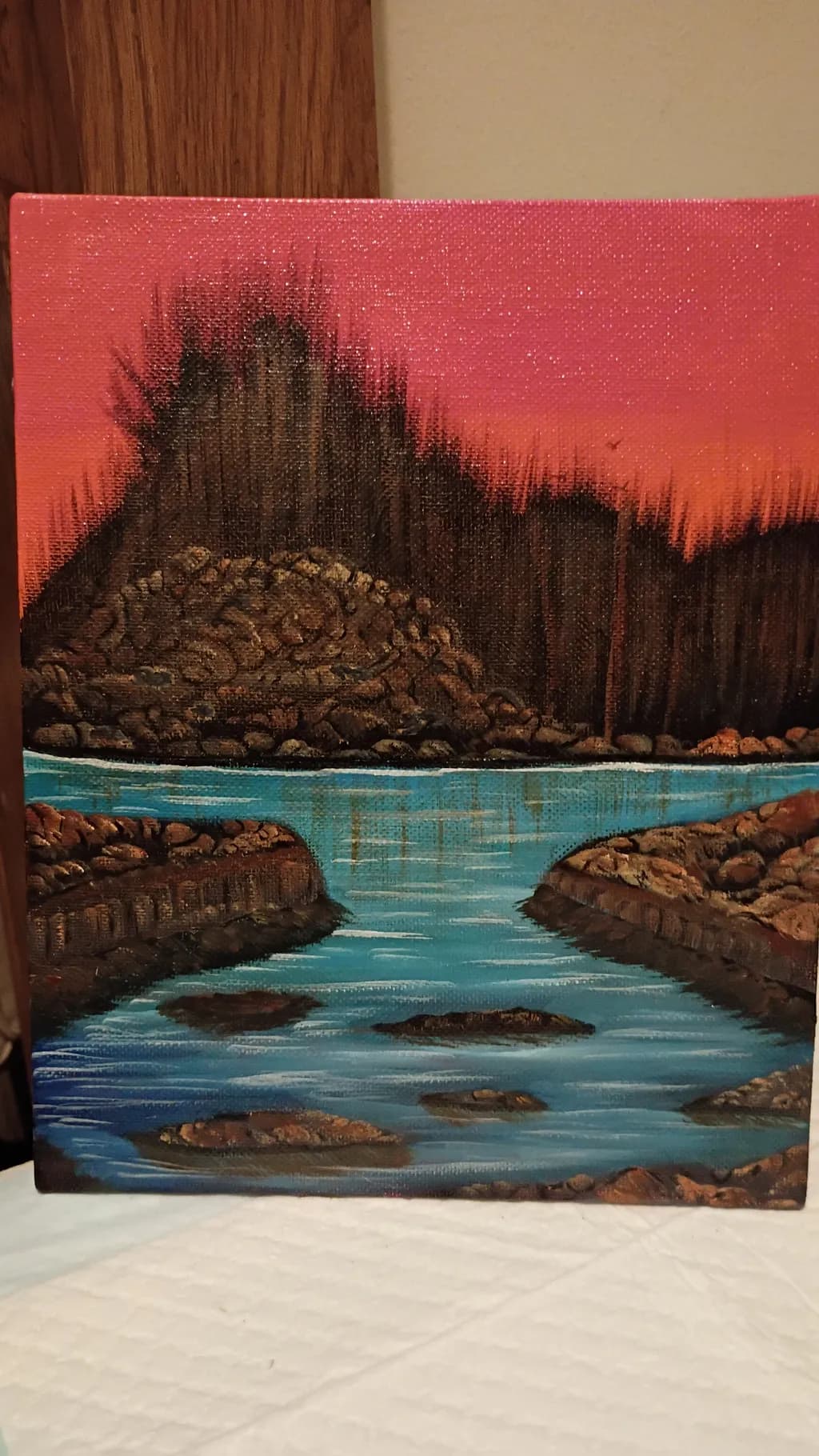 Rocky River at Dusk