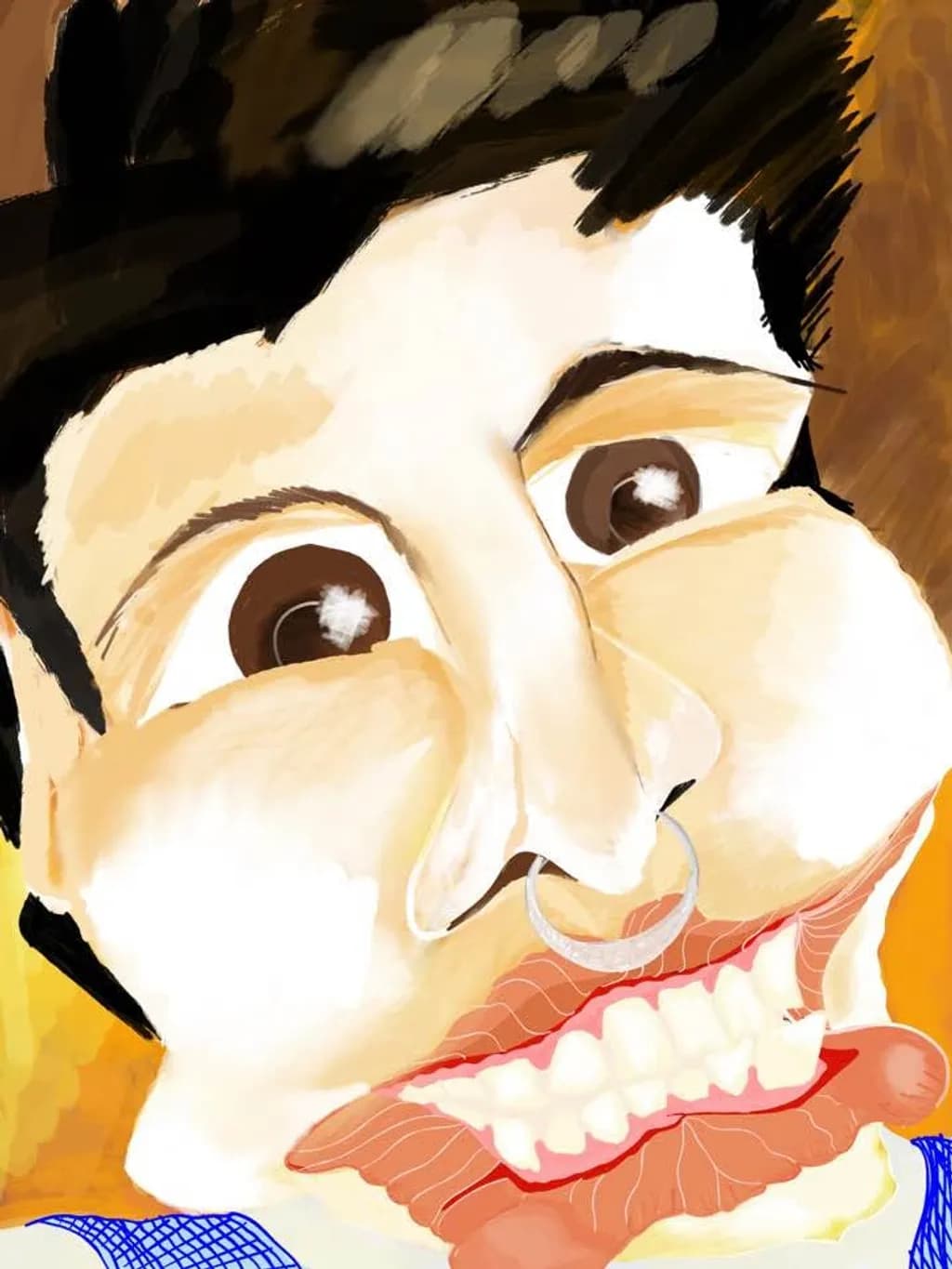 Red Clown Portrait