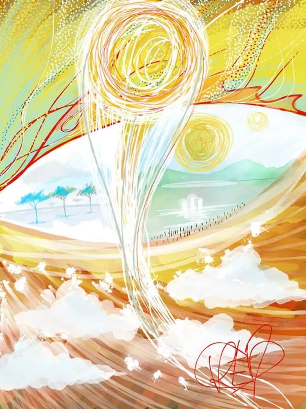Red Solar Drift