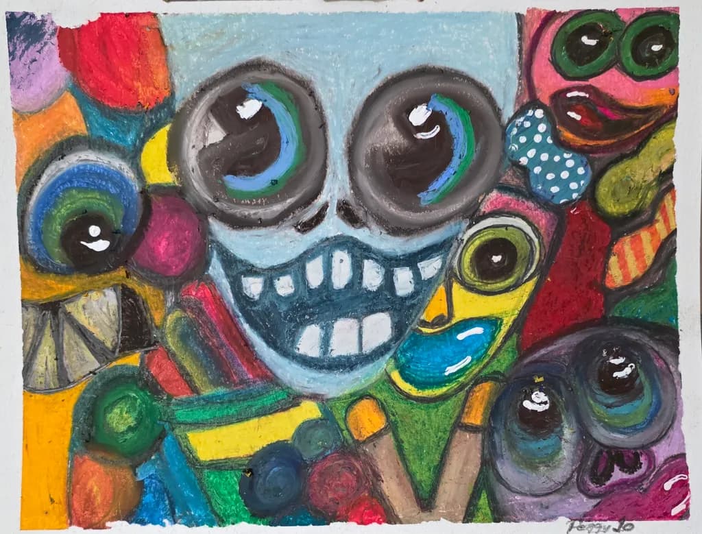 Colorful Face Parade