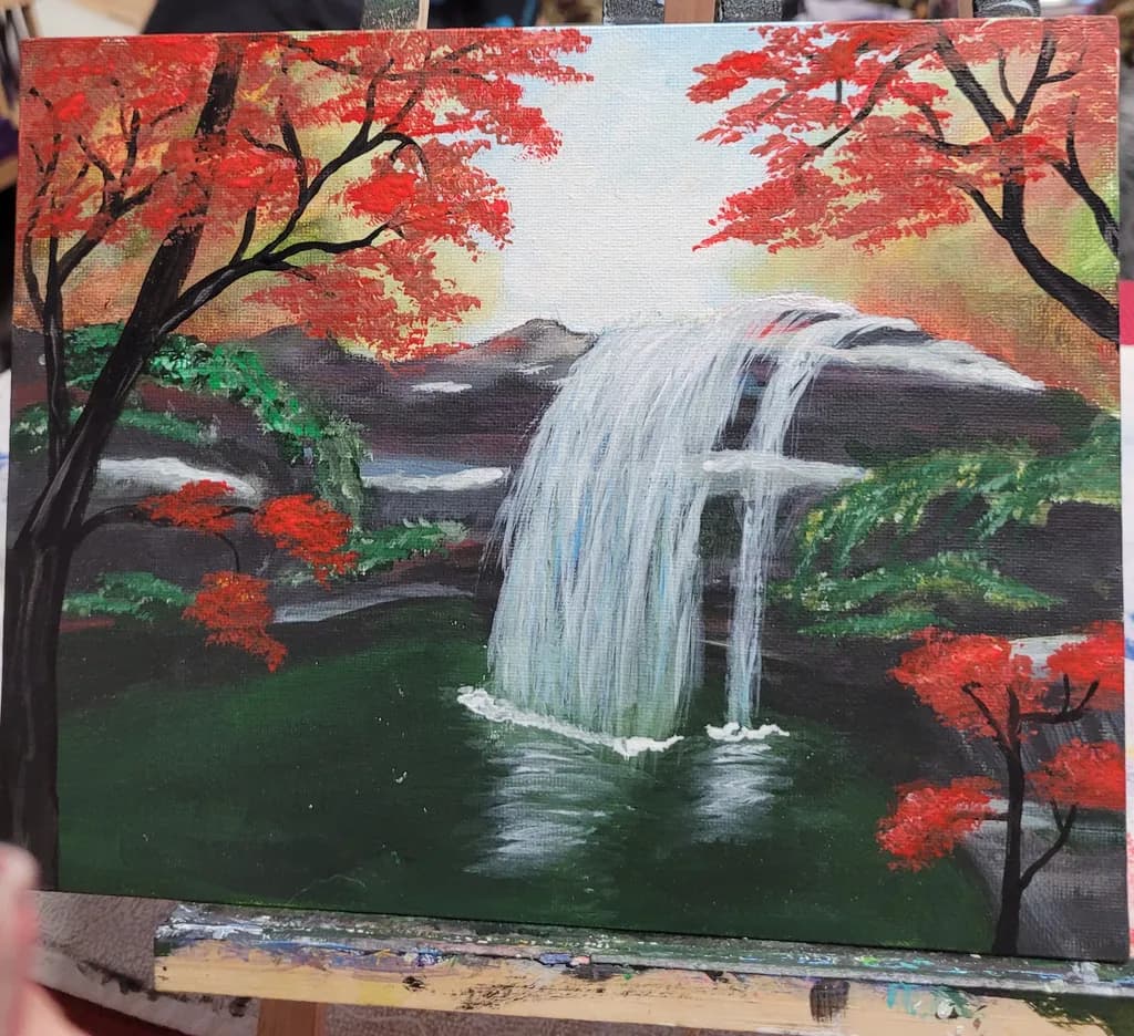 Autumn Waterfall