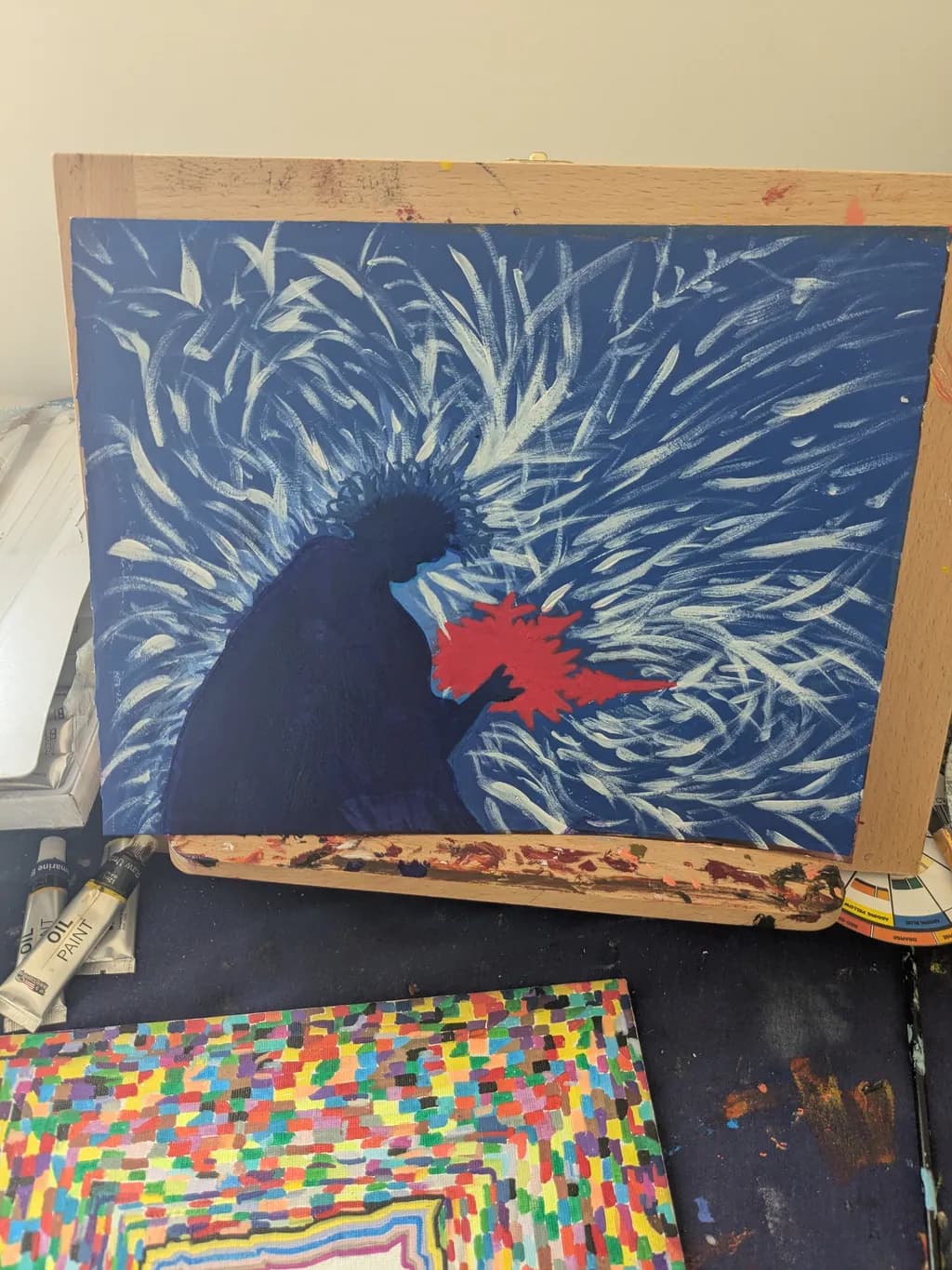 Blue Peacock Bloom