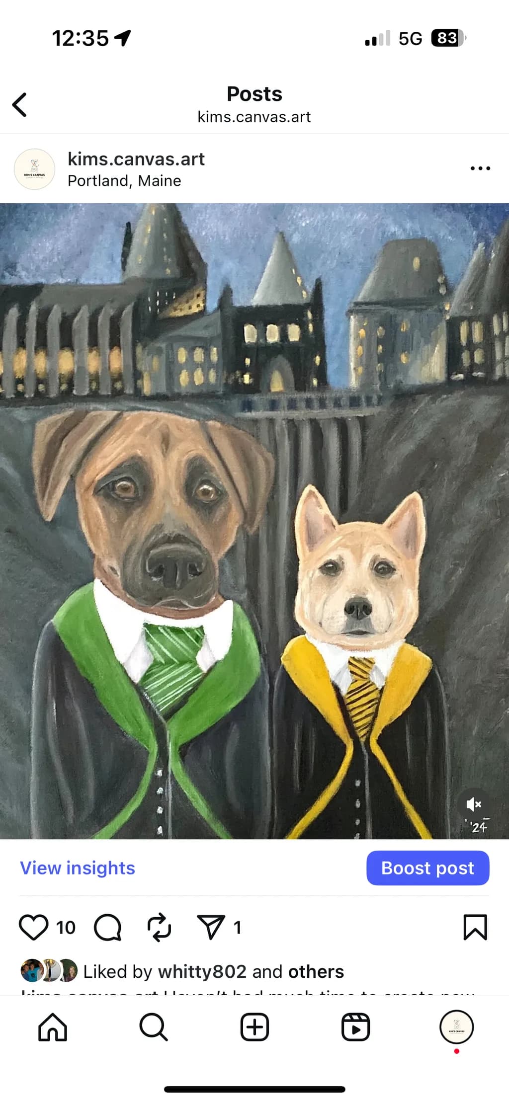 Canine Class at Hogwarts