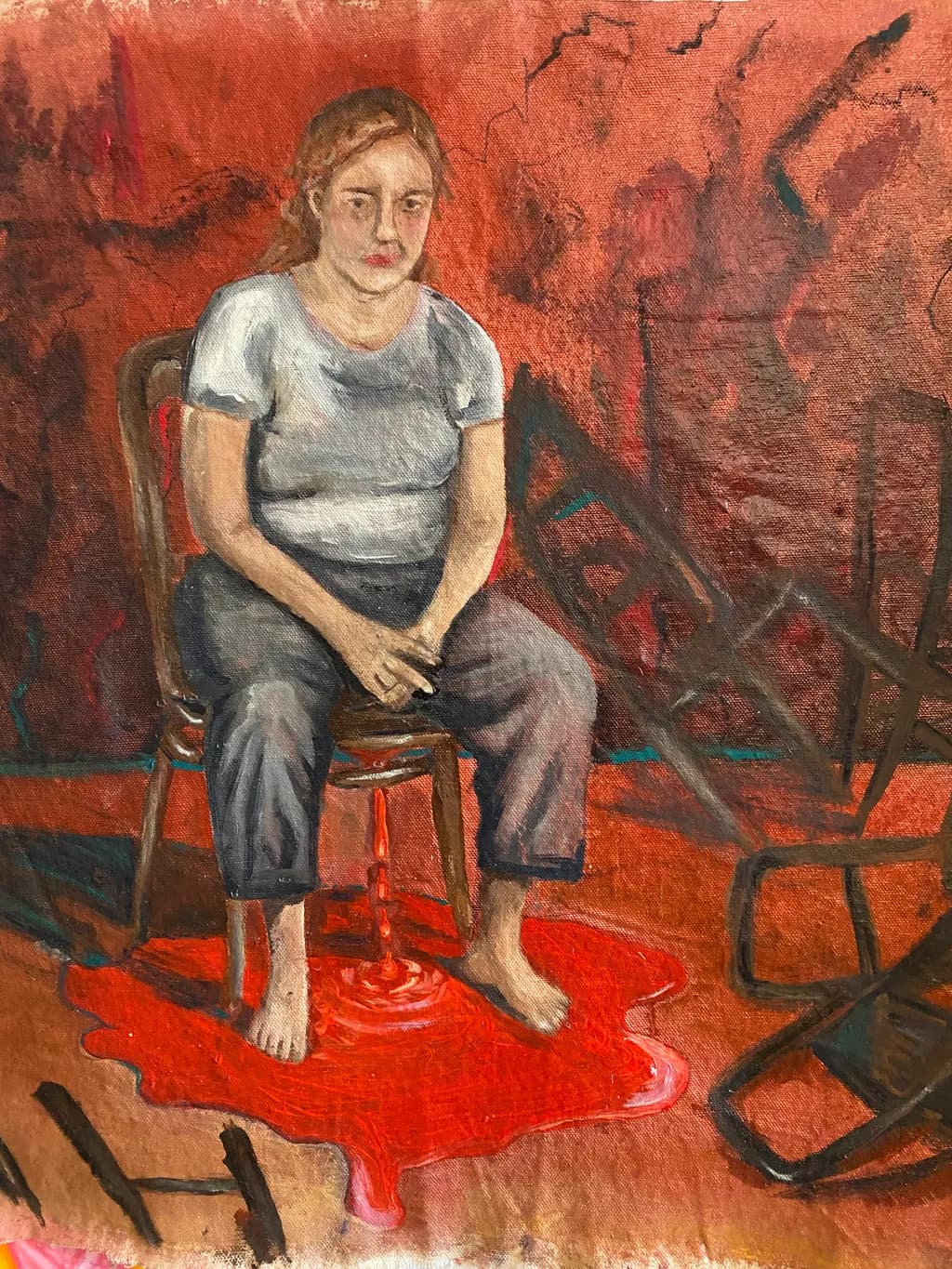 Red Chair Portrait