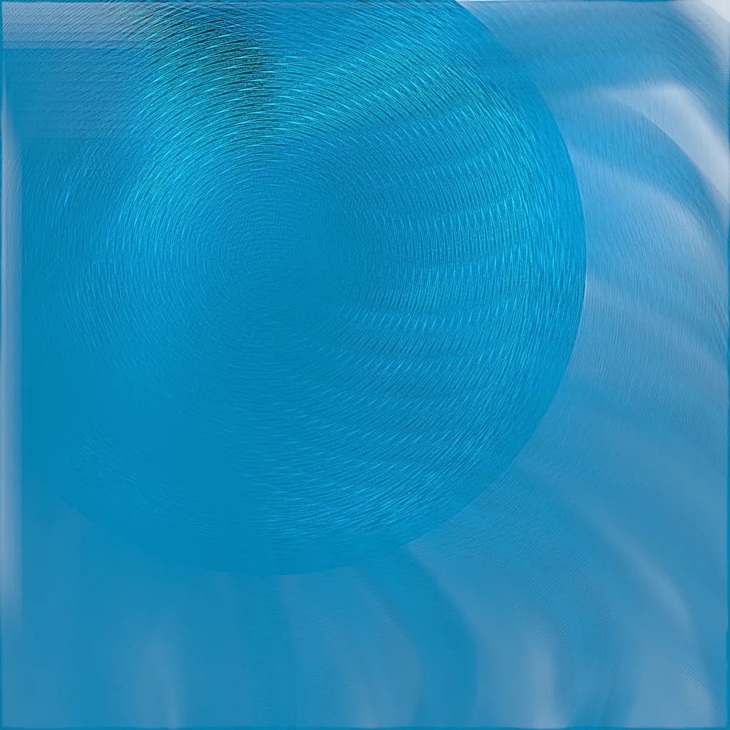 Turquoise Orbital Flow