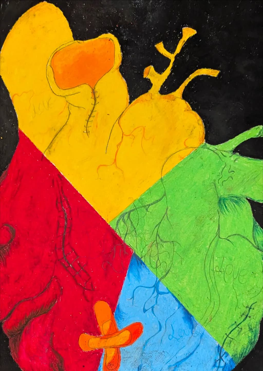 Fourfold Color Figures