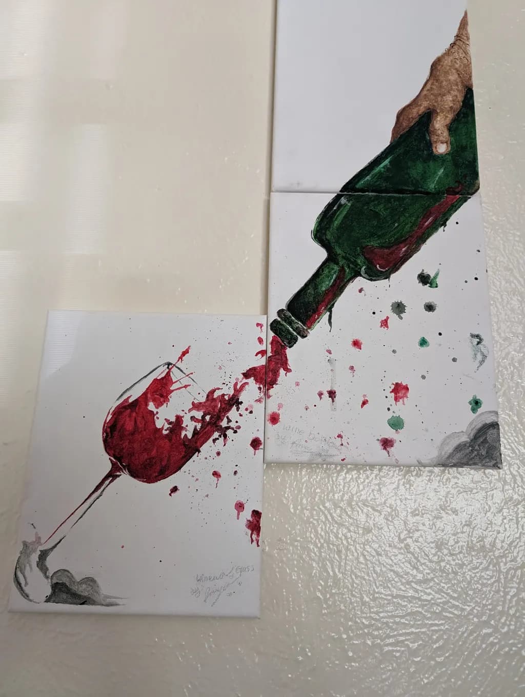 Broken Wine Pour