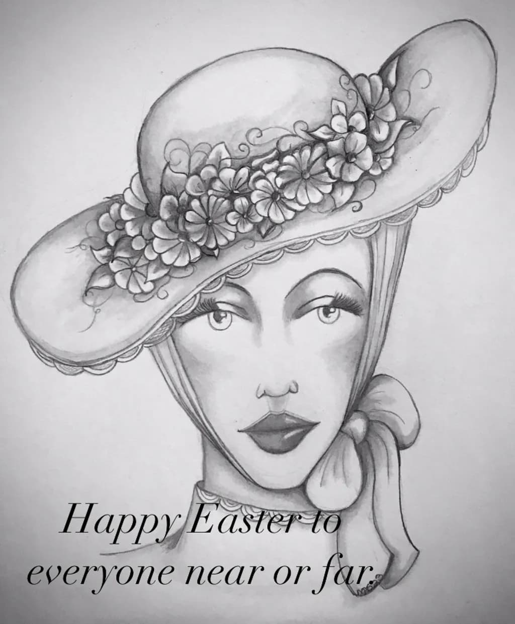 Easter Hat Portrait