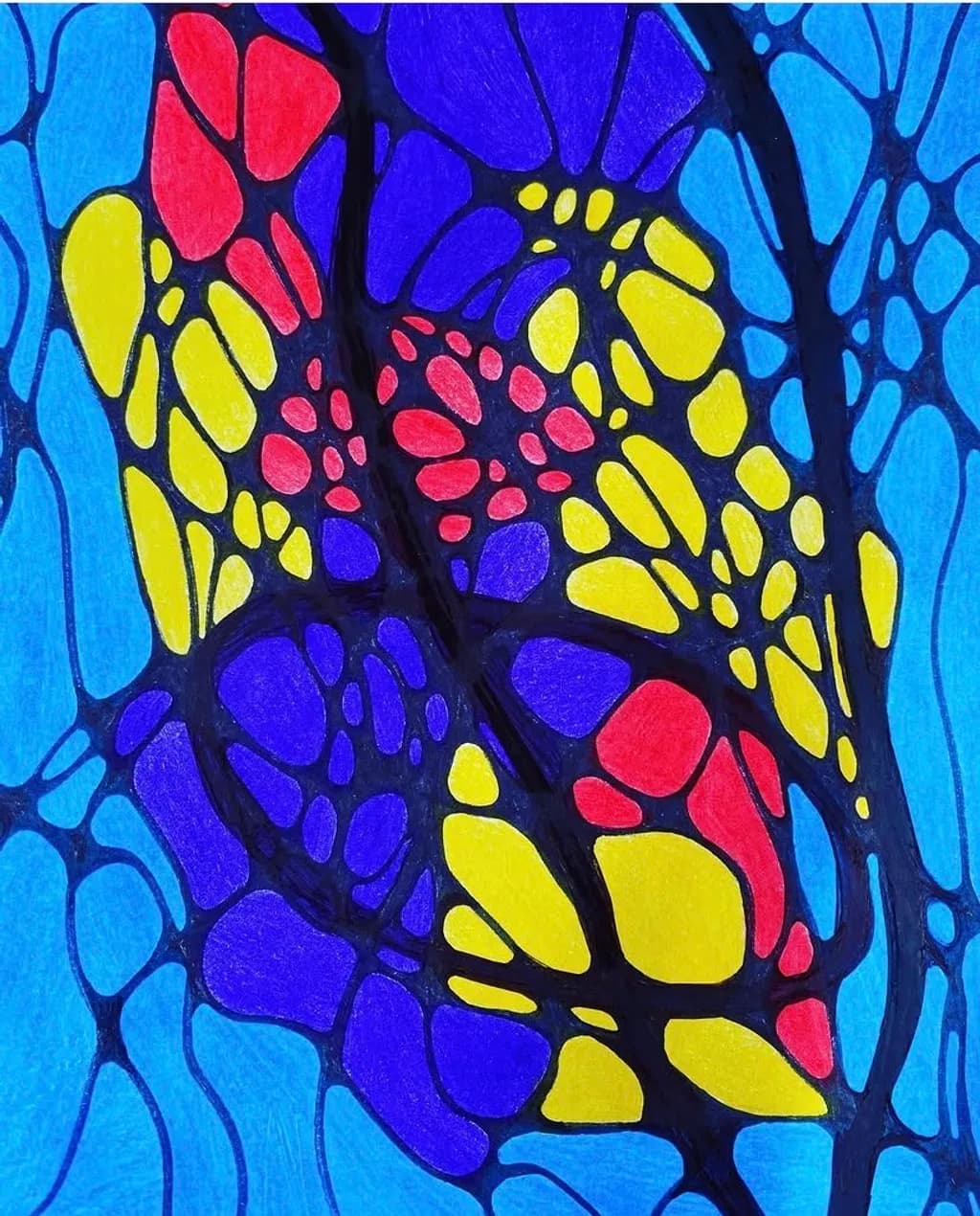 Chromatic Mosaic Bloom