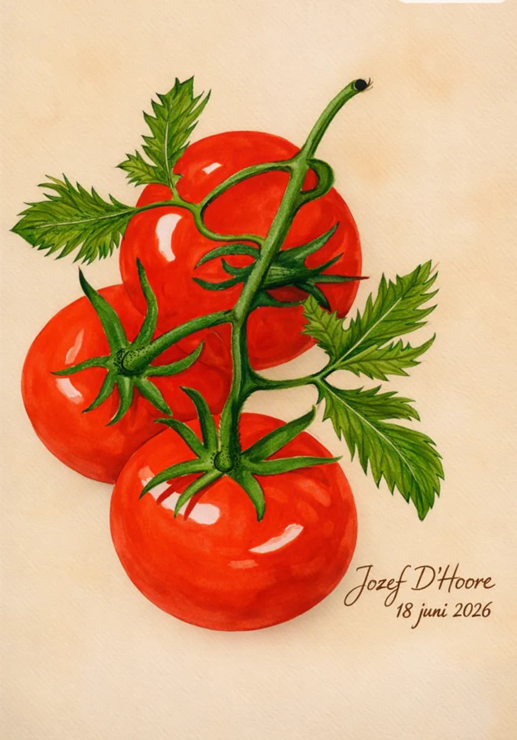 Tomaten Gesigneerd