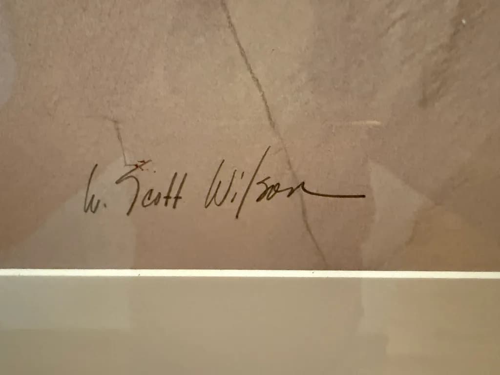 Signed by W. Scott Wilson