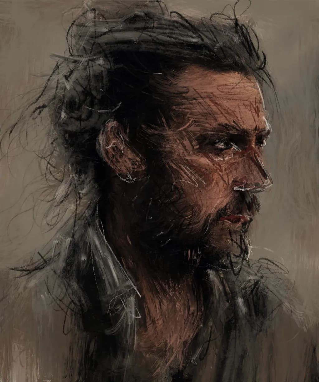 Weathered Gaze