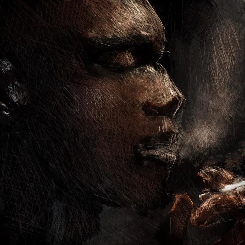 Gorilla in Shadow