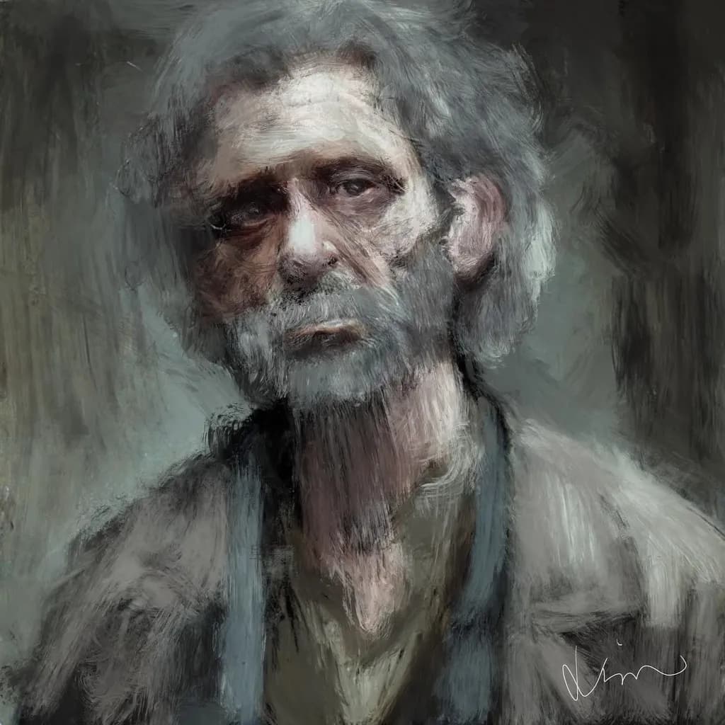 Weathered Gaze