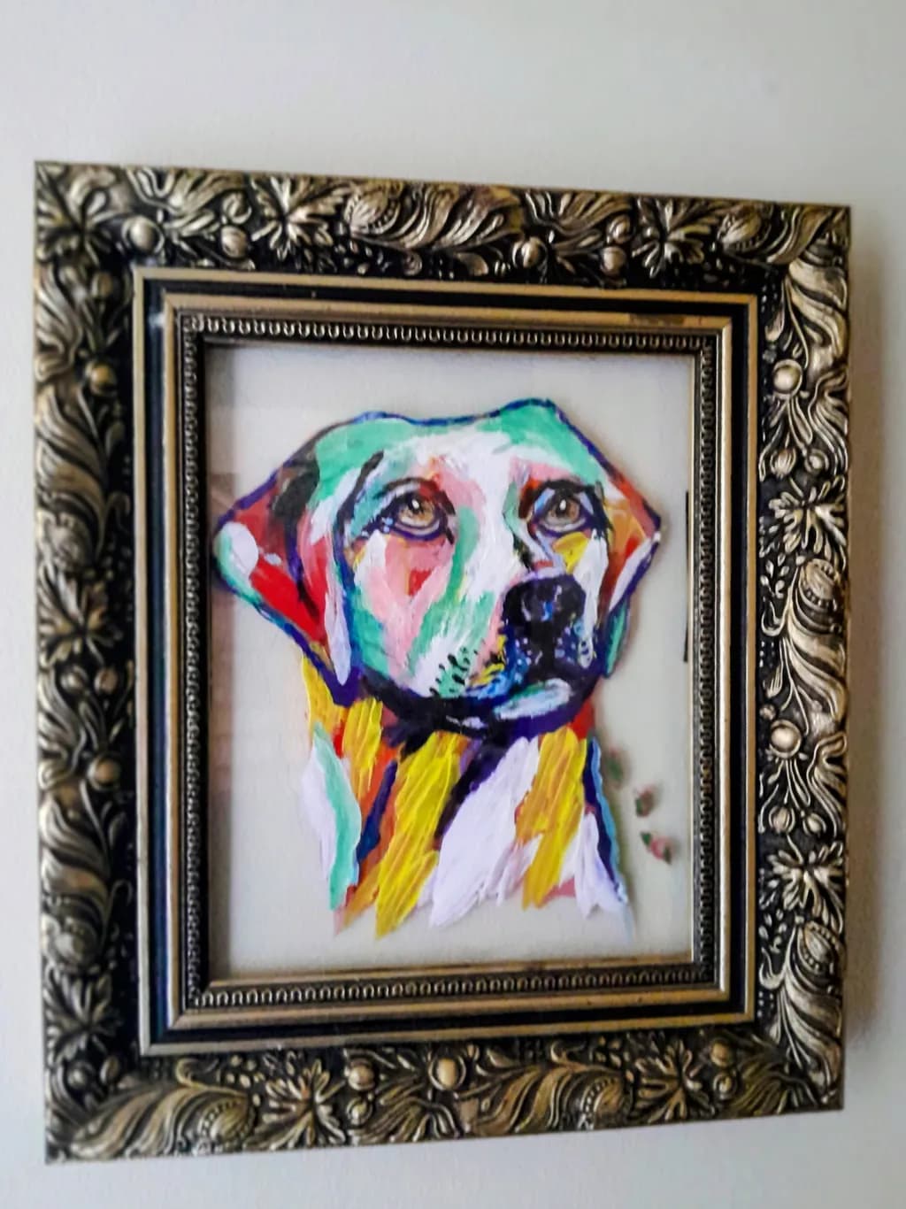Prismatic Dog Portrait