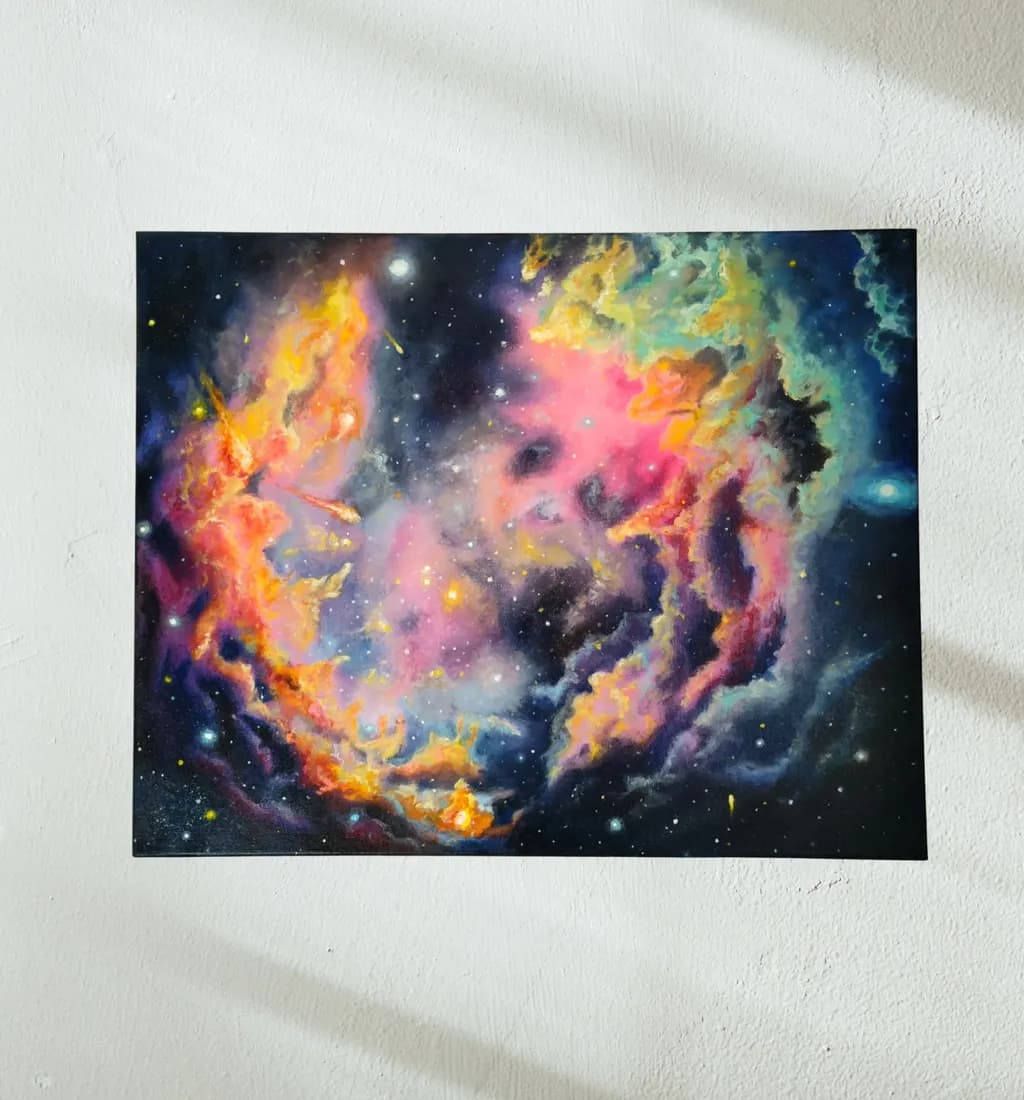 Cosmic Nebula Fire