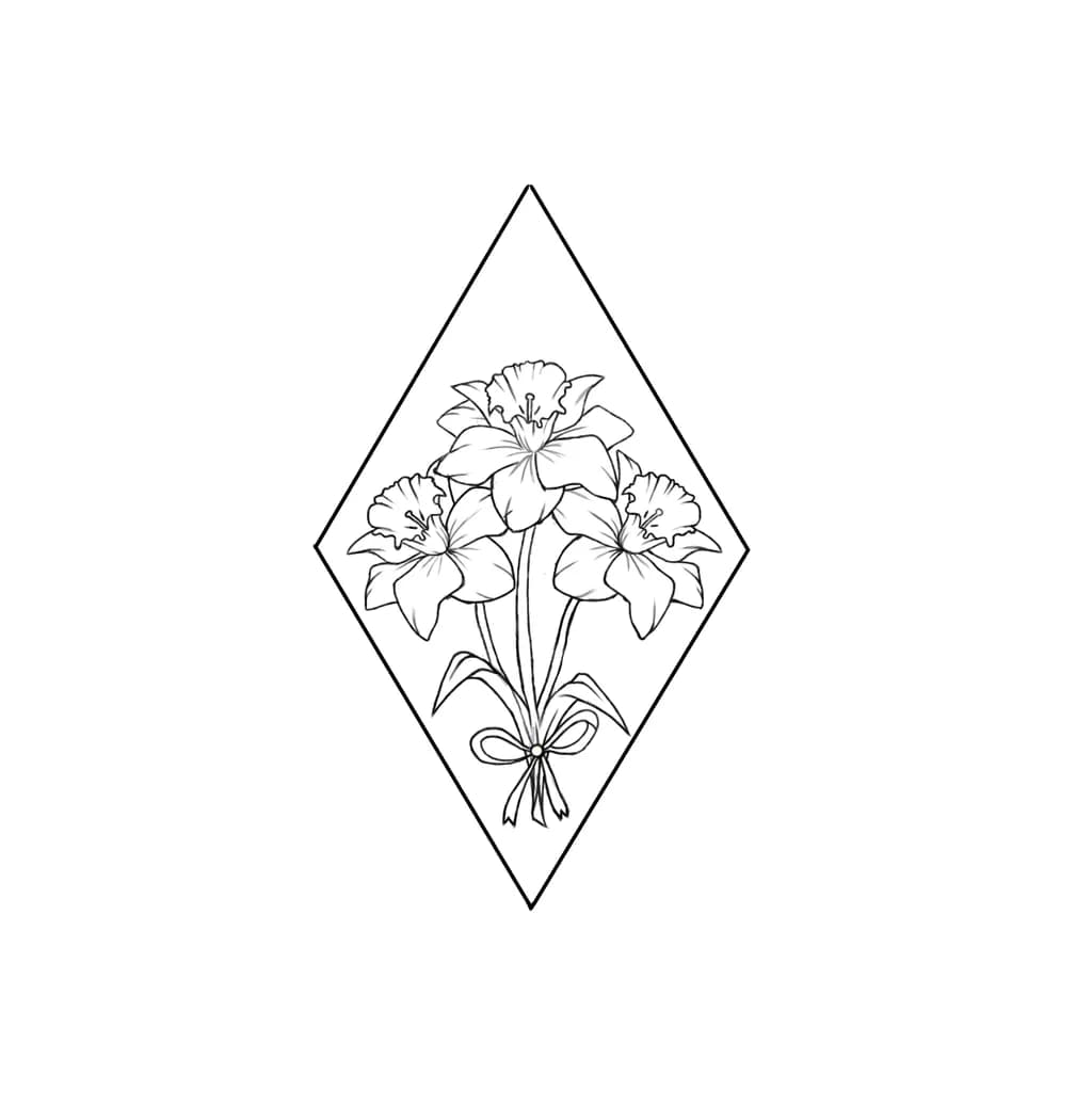 Birth Flower Tattoo 