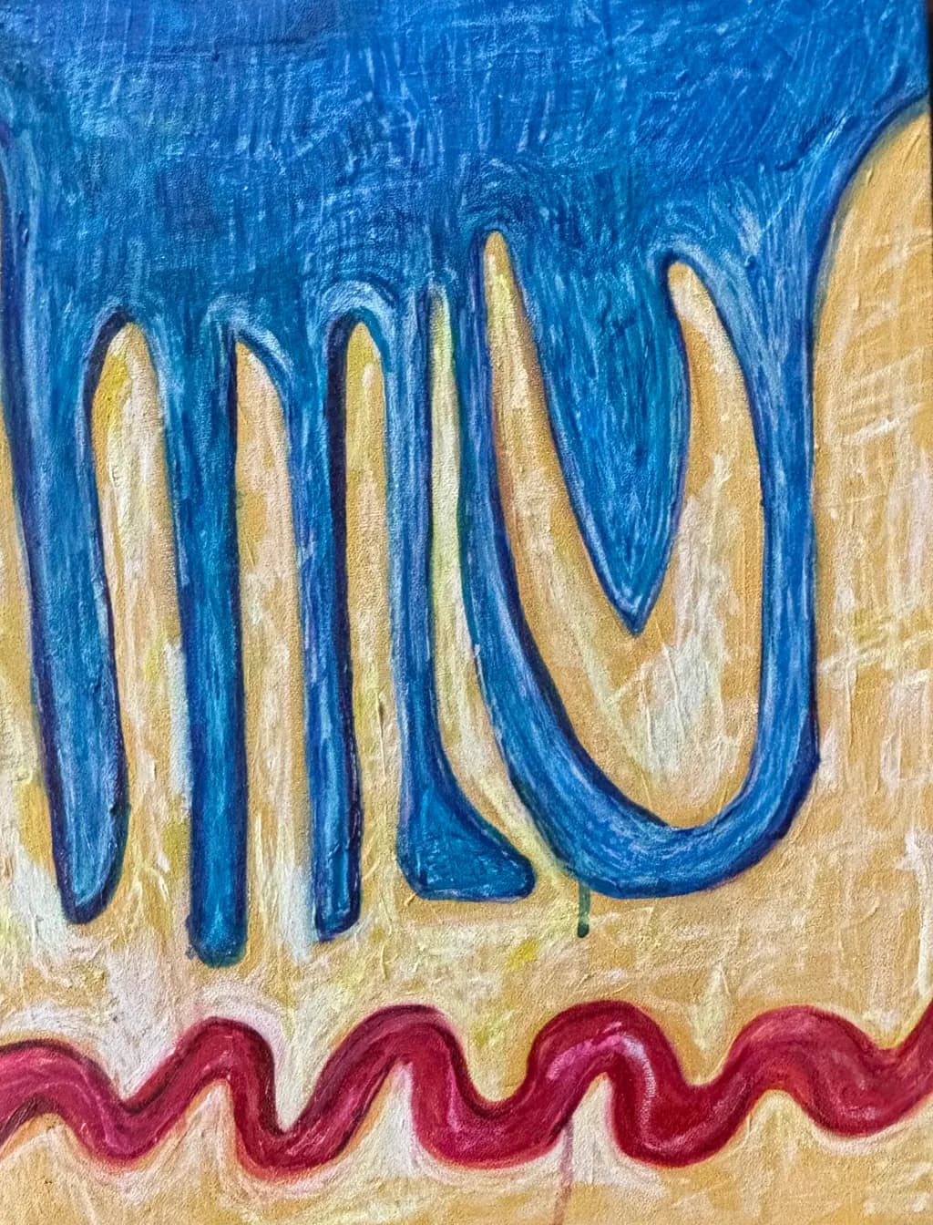 Blue Gold Waves