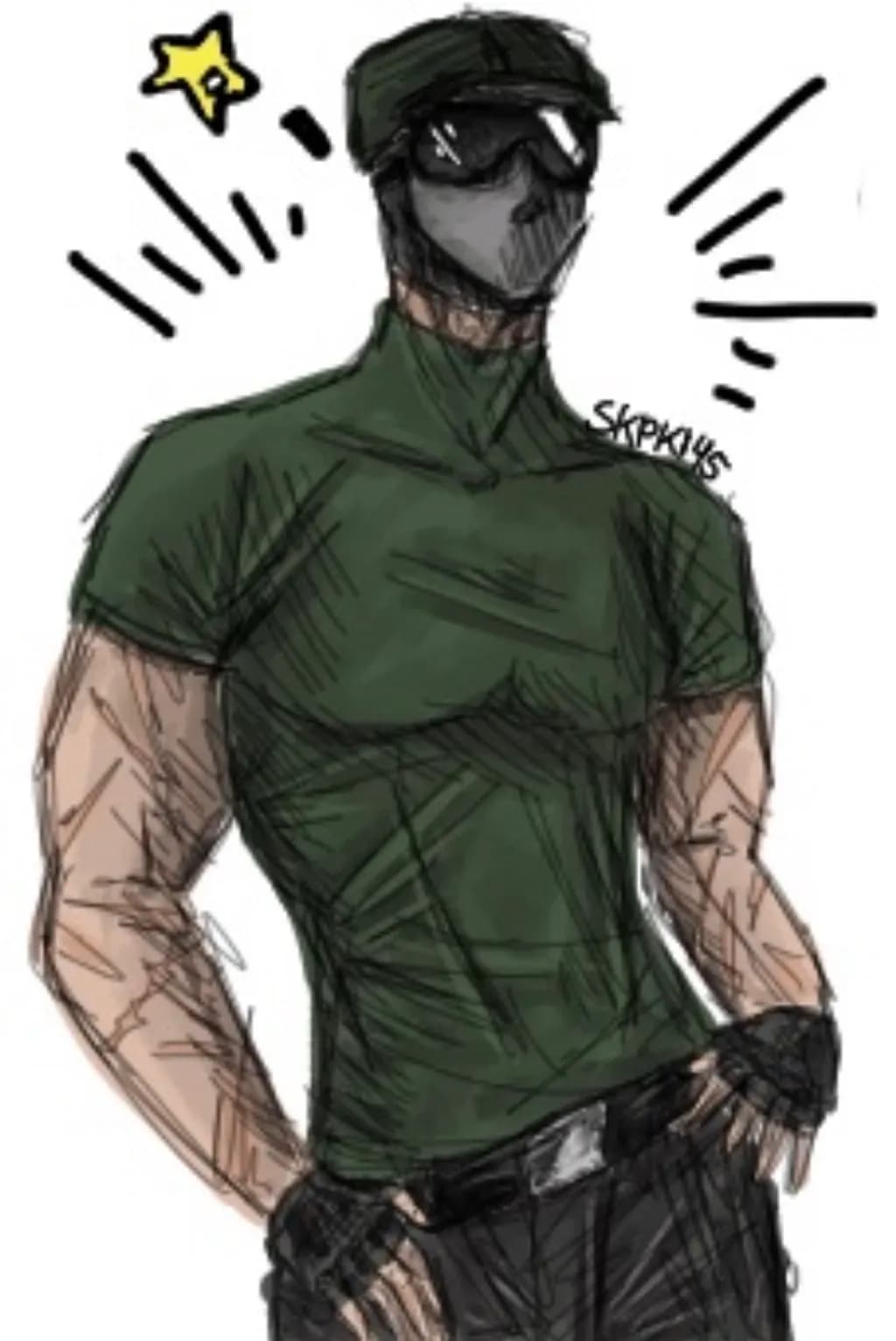 Masked Tactical Soldier