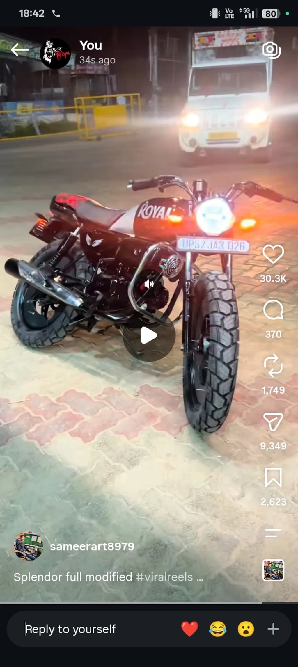 Royal Enfield Night Ride