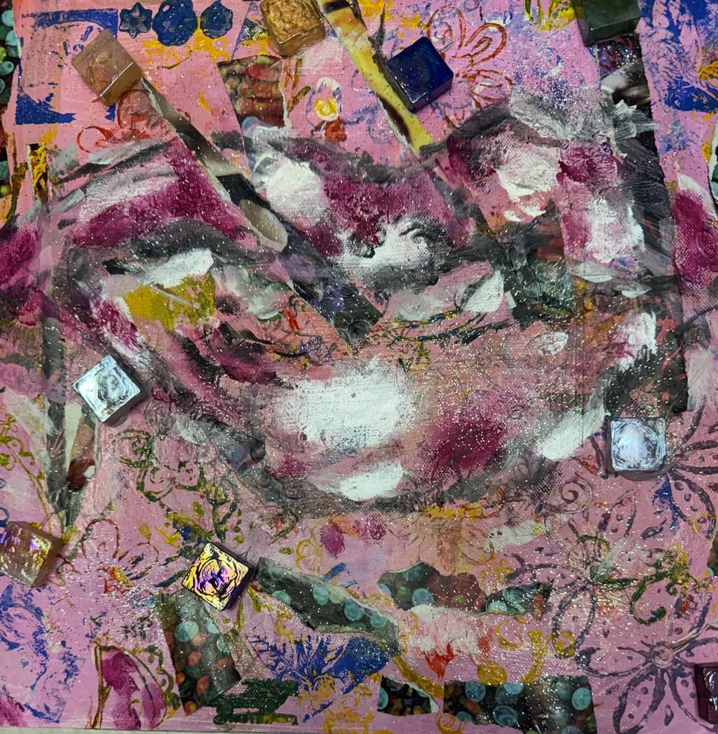Rose Quartz Collage