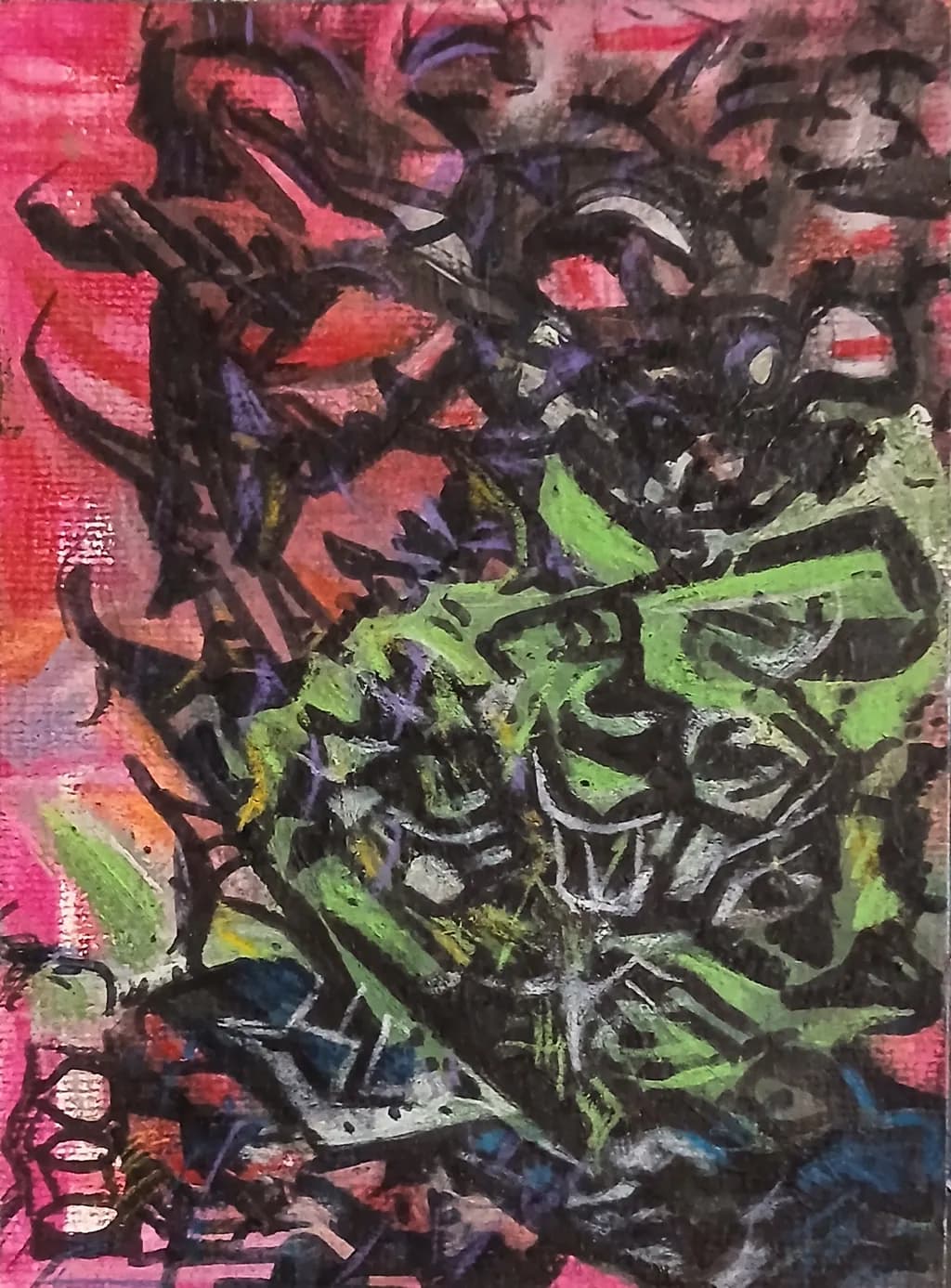 Abstract Green Tangle