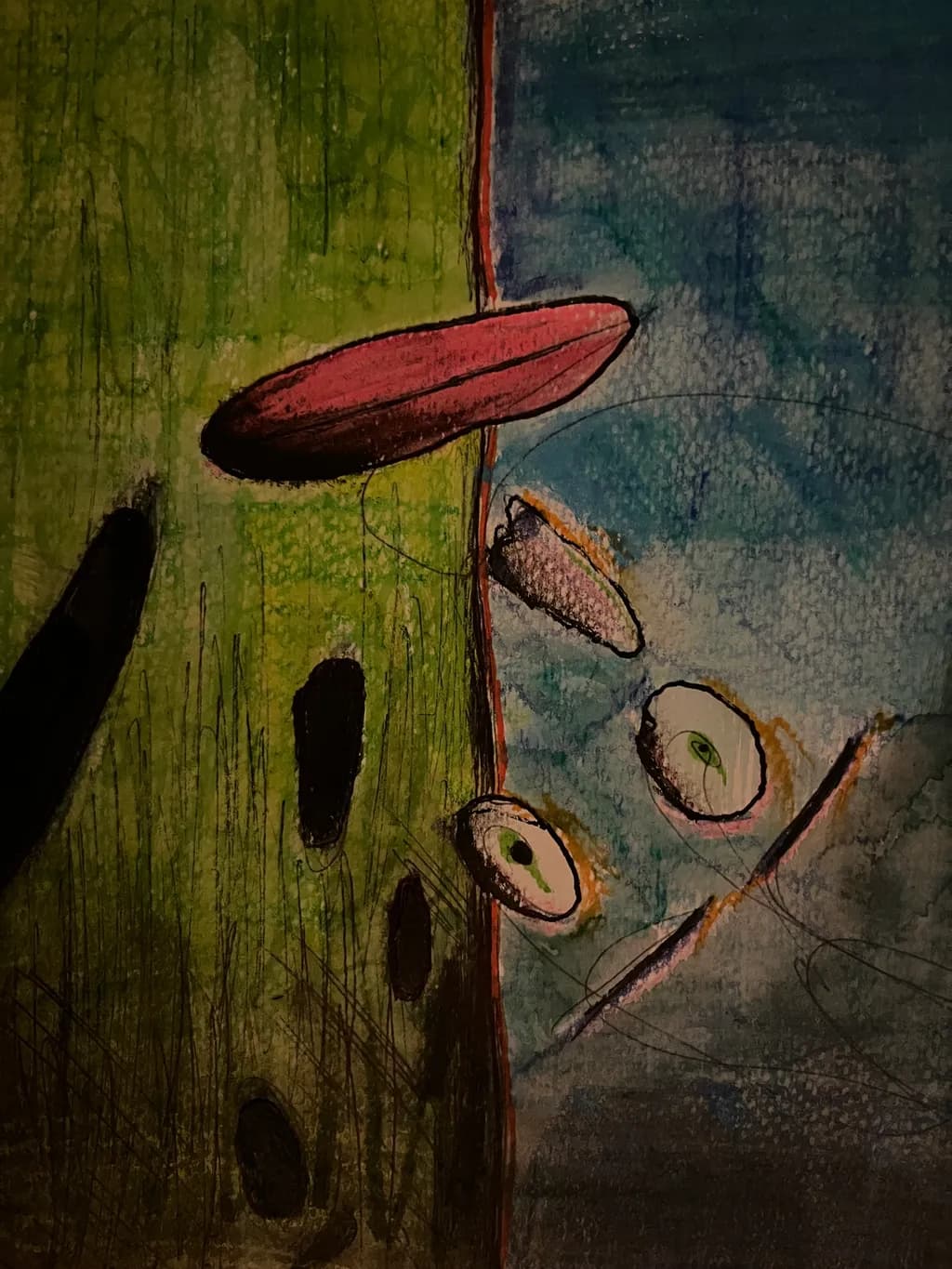 Split-Face Garden Guardian