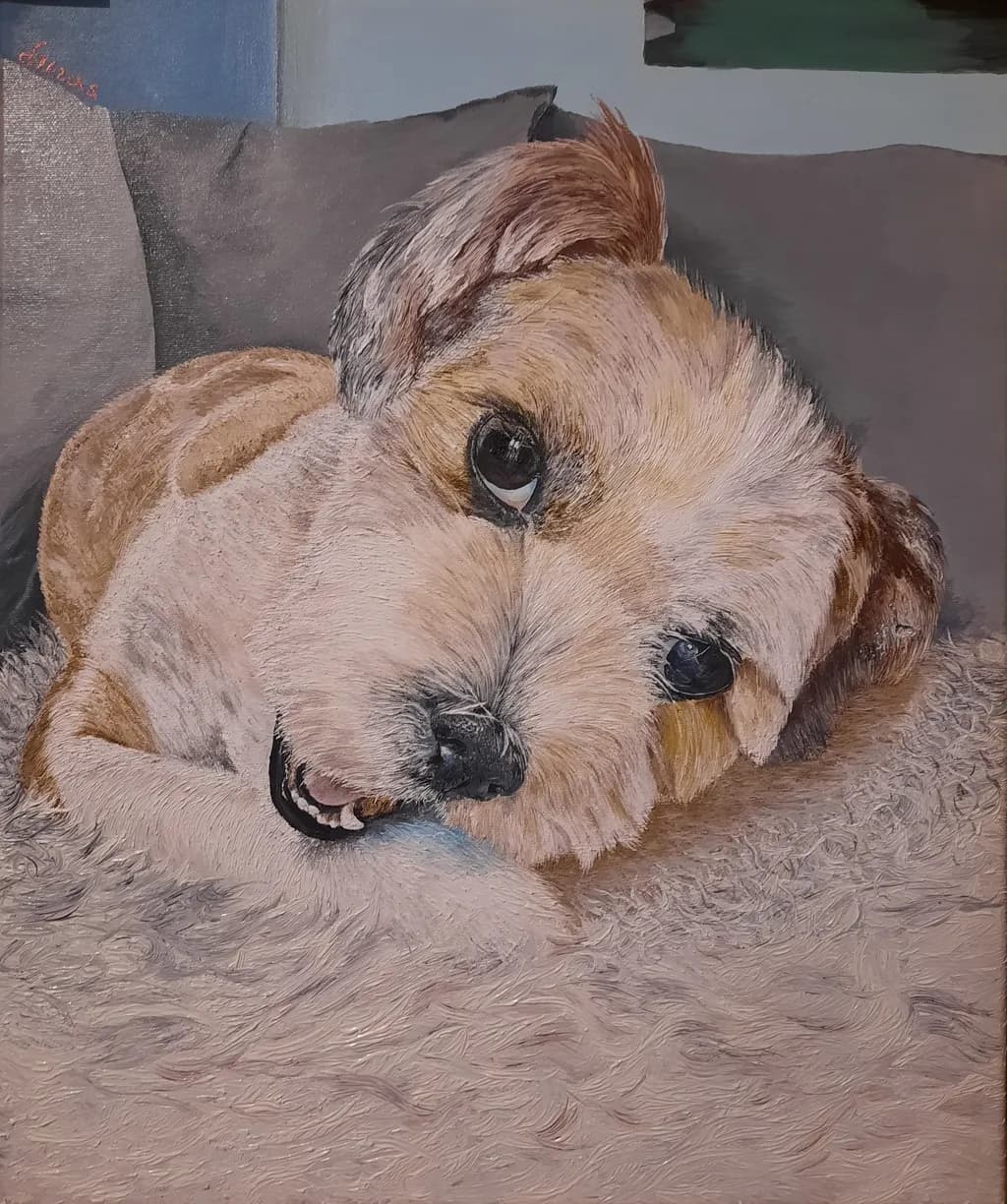 Fluffy Puppy Resting