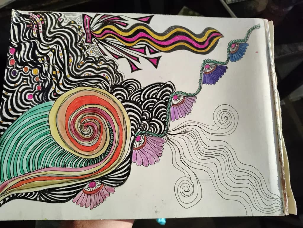 Kaleidoscope Garden Spiral