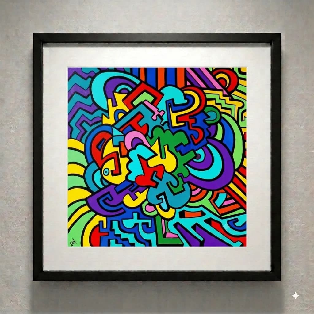 Colorful Geometric Pulse