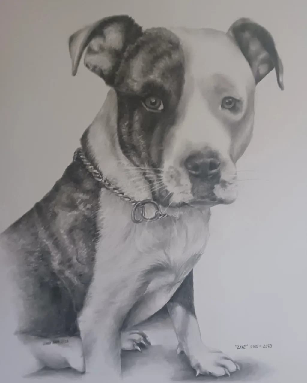 Faithful Dog Portrait