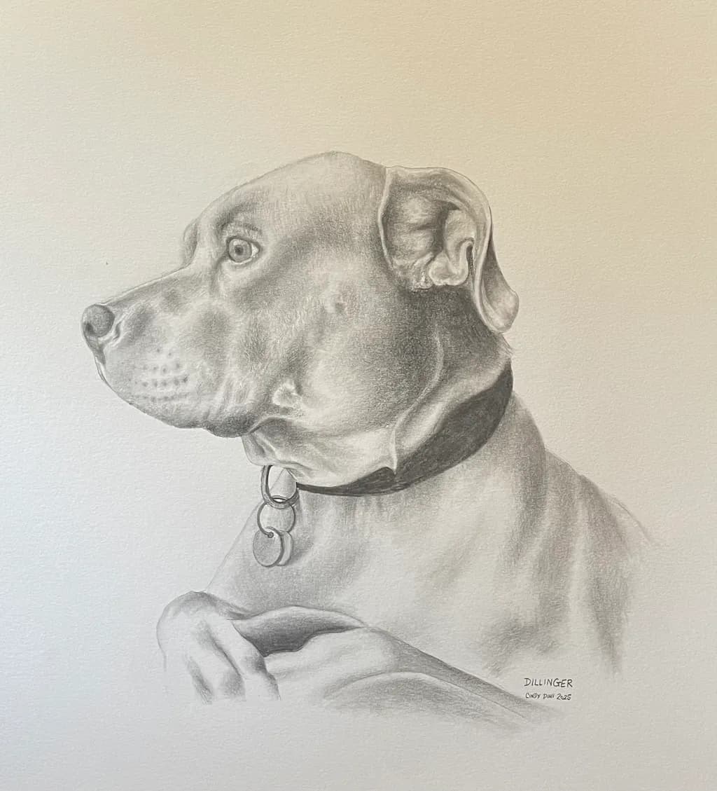 Loyal Dog Portrait