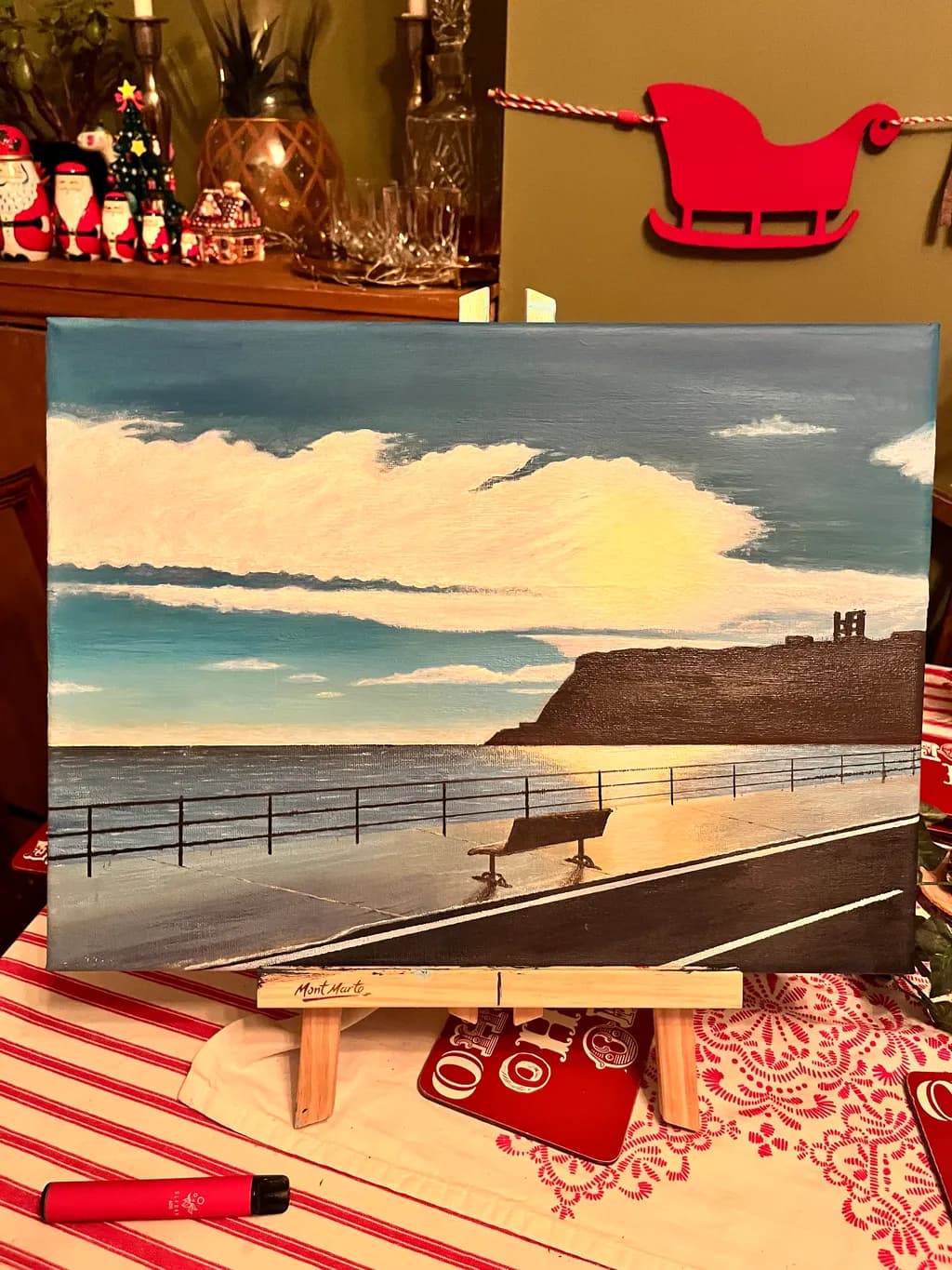 Coastal Sunset Promenade