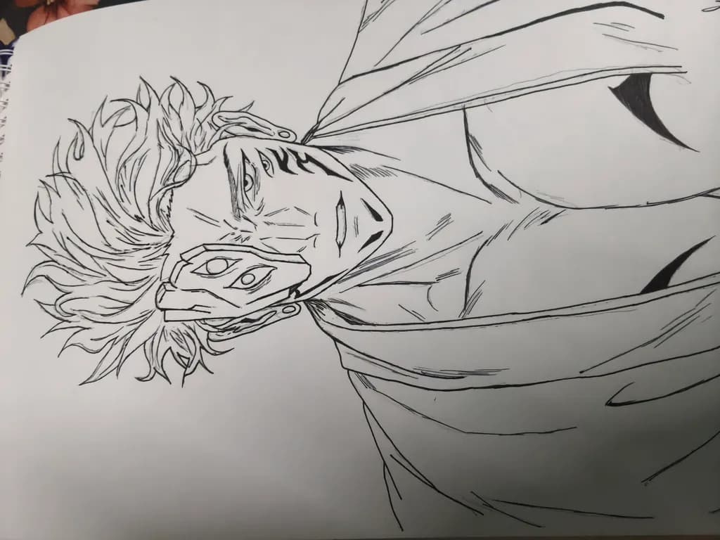 Masked Warrior Portrait