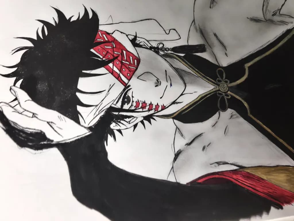 Crimson Samurai Portrait