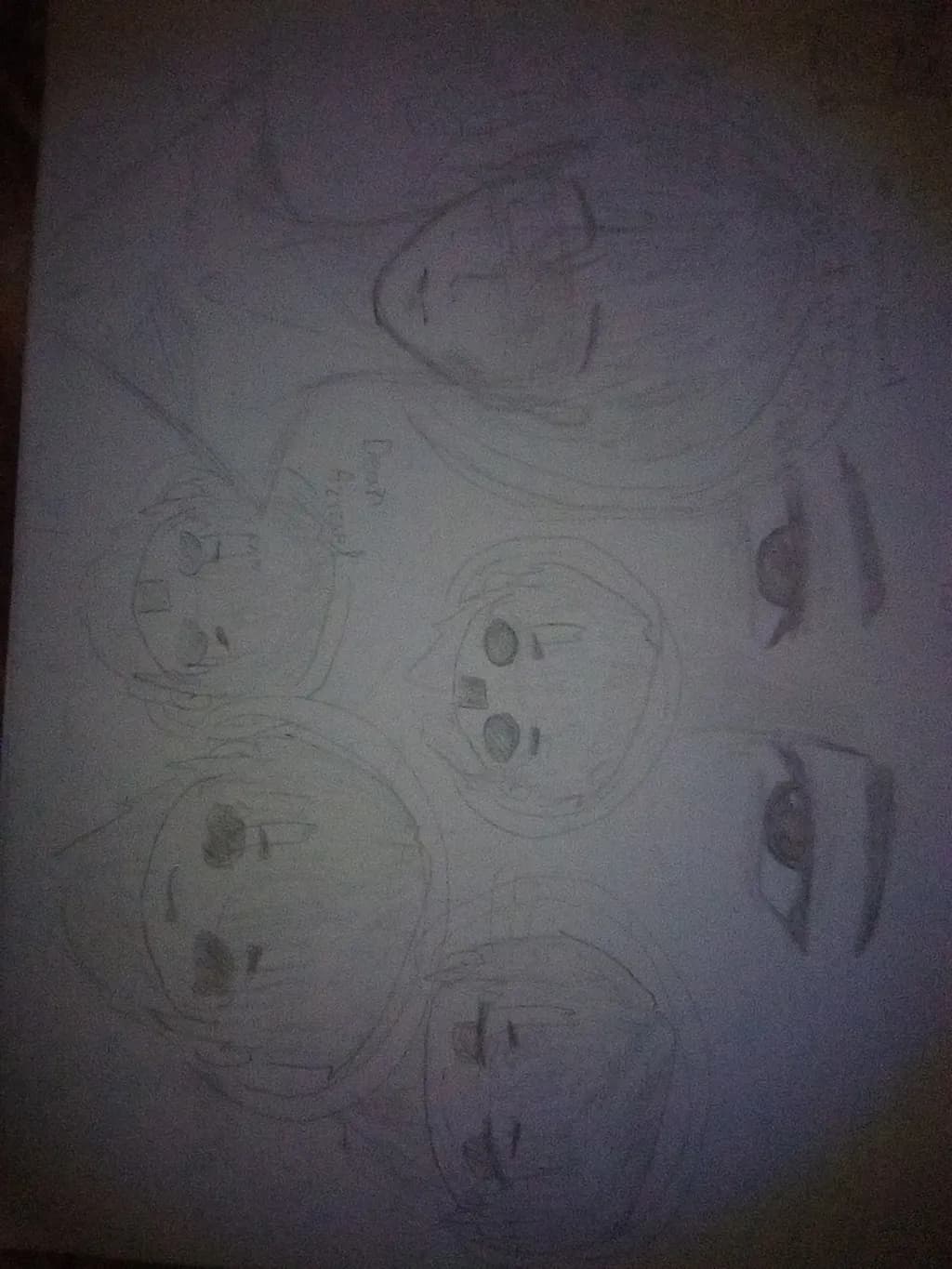 Faces in Pencil Lines